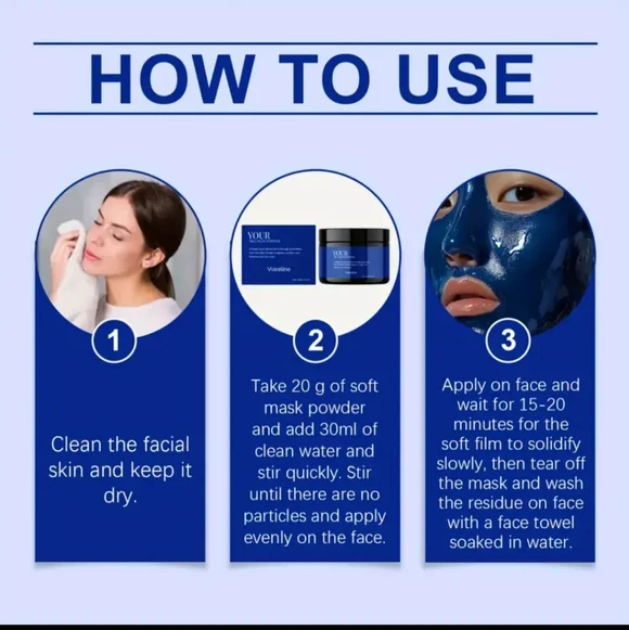 Your Nila Blue Powder - Brightening Blue Face Mask - Picture 3 of 6